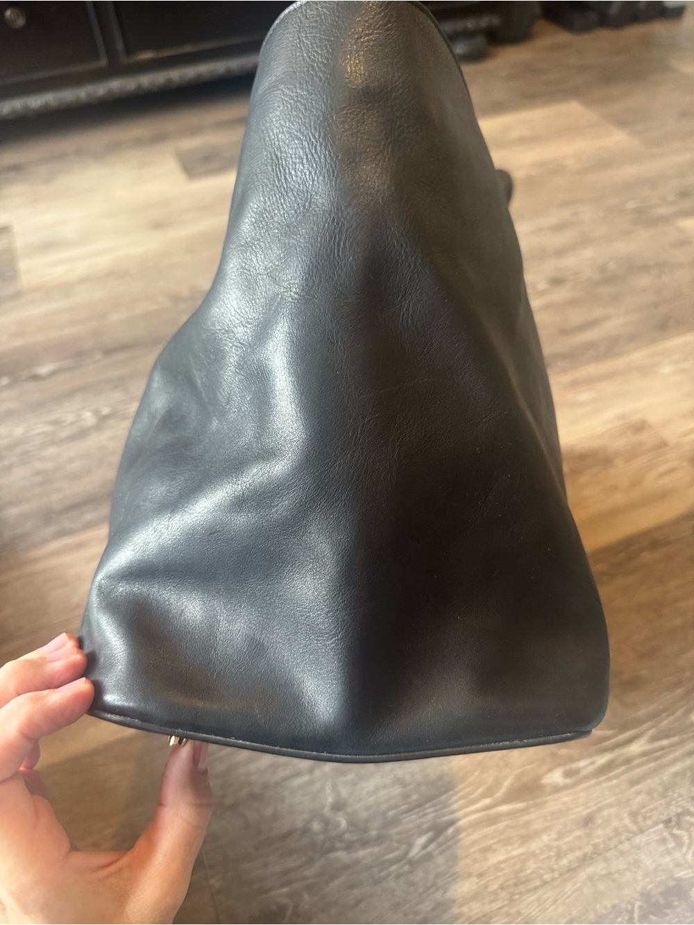 Gabriela Hearst McEwan Leather Tote Nappa Black - Picture 4 of 17